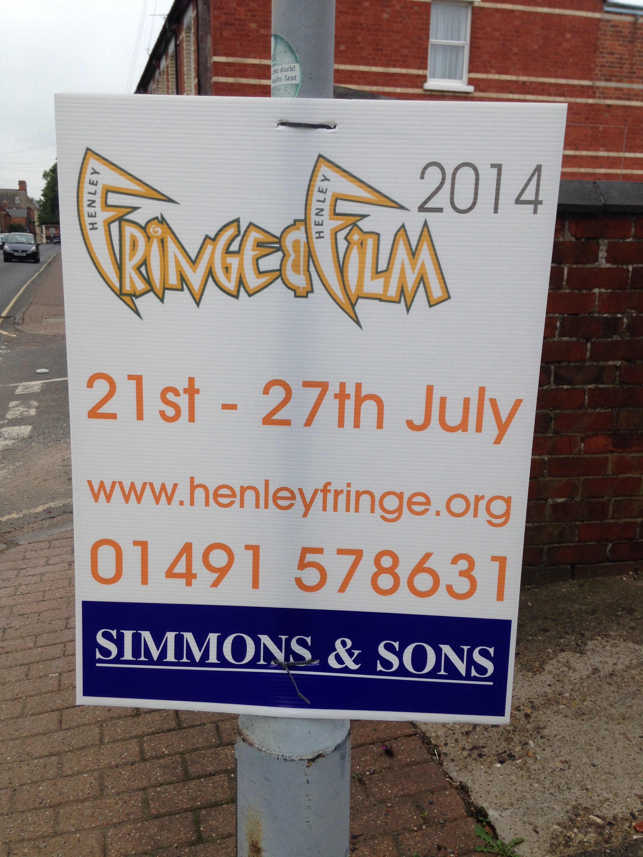 Leaving Home and heading to Henley Fringe Festival